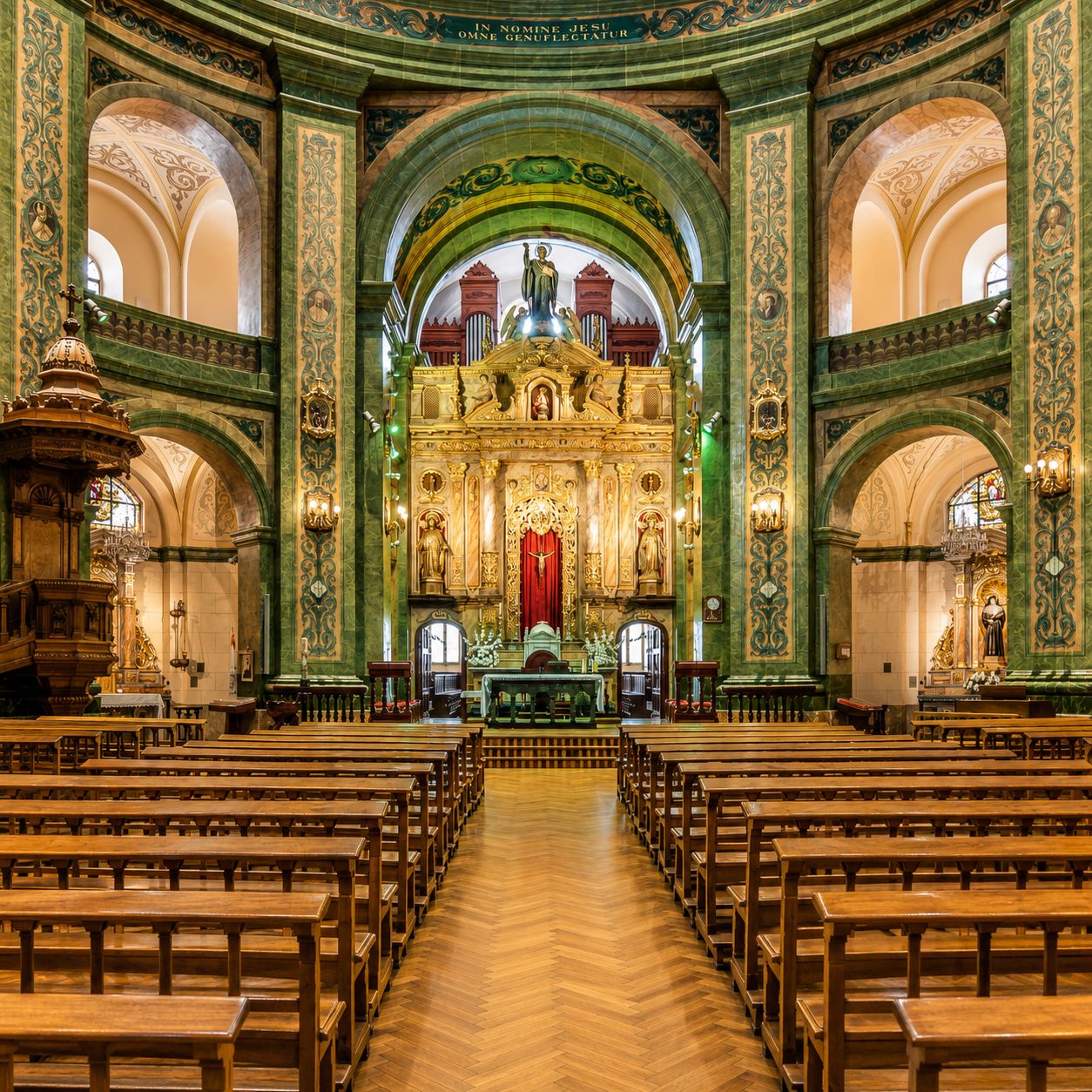 Interior de la Iglesia de los Padres Filipinos